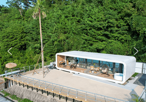 パークホームズのトレーラーハウス利活用事例01